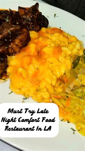 Trene | Ne 🍔🍕🌮🥡🥢 on Instagram: "MUST TRY LATE NIGHT COMFORT RESTAURANT IN LA Late-night cravings? Say less 😮‍🔥 Prospect Park DTLA is THAT comfort food spot serving mouth-watering oxtail, mac & cheese, cabbage, brown stew chicken, surf & turf egg rolls, and lemon pepper chicken fries that hit every time. Good vibes, big flavors, and they’re open until 3AM 👀✨ Check out @prospectparkdtla ASAP! 🎥: @itzmetiffany"