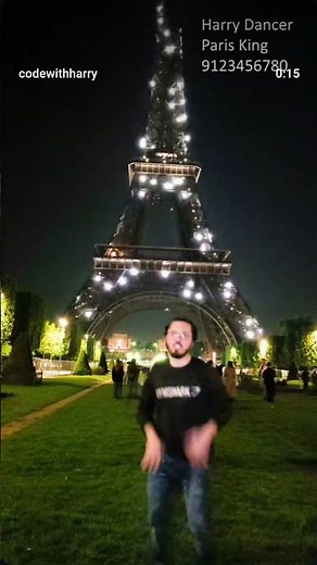 Code With Harry Dancing in Paris 🙆#codewithharry #dilkibaatein