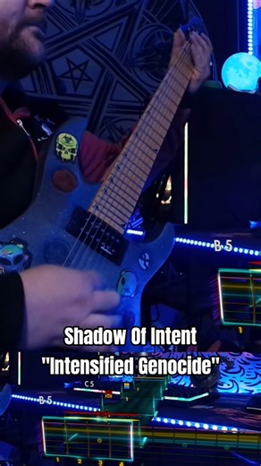 🎶 Shadow Of Intent - "Intensified Genocide" 🎶 #metal #shorts #guitar #rocksmith #guitarist #musician
