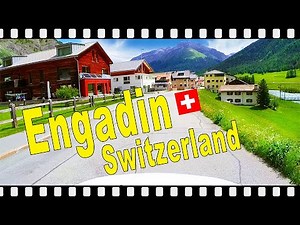 Engadin 4K - Switzerland - Drive through the picturesque Engadin I Part 3