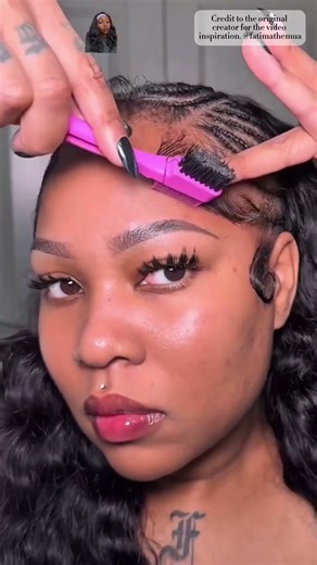 This is how to create perfect swoop edges 🍒😘