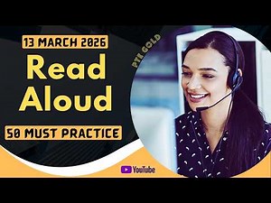 PTE Read Aloud - MARCH 2026 - MUST PRACTICE