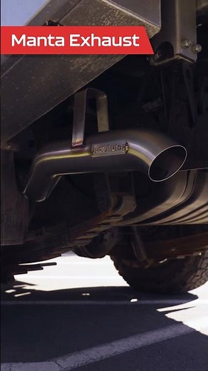 Landcruiser 79 Series 4" DPF-Back Manta Exhaust vs The Factory Exhaust