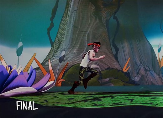 创意十足的跑步动画