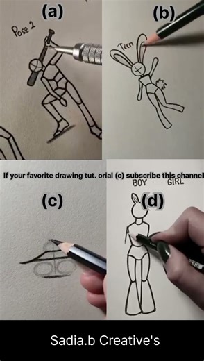 How to draw ✏️ Easy Four Tutorial ✨ #art #drawing #short #fypシ #shorts