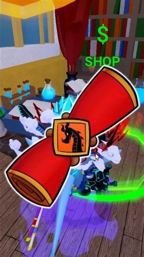 how to get blessing on my sword or fishing rot in one mithic or legendary scroll blox #hgy#shorts