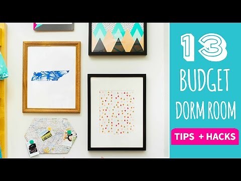 13 Dorm Room Ideas and Hack for Decorating on a Budget