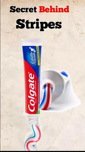 Why Is Toothpaste Striped ? #shorts #trendingshorts #facts