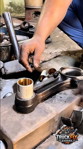 The Right Way to Replace Rod Bushings #truck #engine #bushing #mechanic #trending #viral #skills #yt