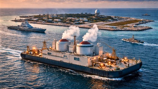 China’s floating nuclear reactors could turn remote islands into permanent military bases