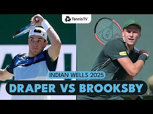 Jack Draper vs Jenson Brooksby Highlights | Indian Wells 2025