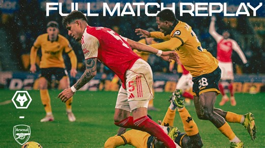 Full match | Wolves v Arsenal