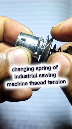 How To Change Or Replace Spring Of Sewing Machine's Thread Tension #sewing #stitch #shorts#arsewing