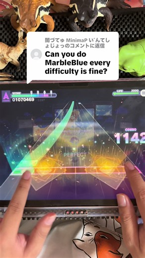 @闇づてゅ MinimaP い゙んてしょじょっに返信 #ルガンカ #asmr #game #projectsekai #プロセカ | marble blue master
