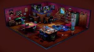 Studio Office Interior Remastered (GameReady) - Buy Royalty Free 3D model by Adyn Haidar Syahputra (@adynhaidar)