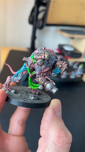 T.B. | Pure muscle. No mercy. The Rat Ogor of my Spearhead — built for raw impact and brutal presence. Painted to push contrast, texture, and... | Instagram