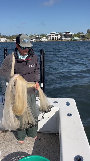 A cast net you can rely on and a company you can trust!#fishingtiktoks #tampaboatshow #dropoutcastnets #bait #fishinggear #lifetimewarranty #saltwaterfishing #castnet #floridafishing #tampabay #inshorefishing