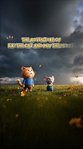 The Adventure of Kiki The Cat and Miu The Mouse - Ep 3 Stormy Night Trouble #kidsvideo #storykids