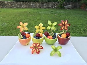 How to make apple fruit cups-easy to make