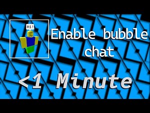[LEGACY] How to enable bubble chat | Roblox Studio