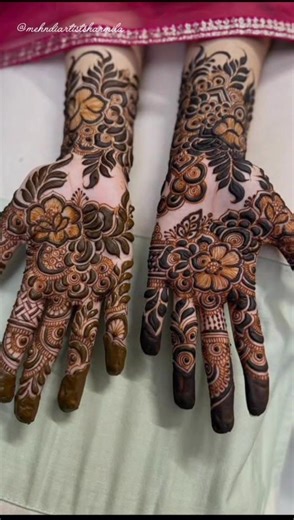 Easy & simple mehndi designs ideas ✨❤️🌿 #mehndi #ytshorts#viral#trending #henna#shorts#mehndidesign