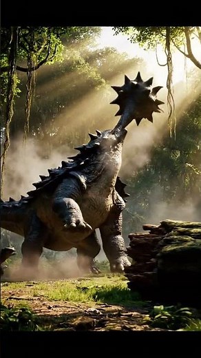 Ankylosaurus Power: Watch This Armored Giant Unleash Its Tail Club! 🦖💥