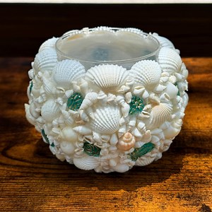 Luxury Seashell Candle Holder – Handmade Coastal Decor - Etsy