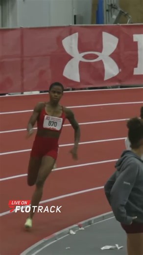 FloTrack | In her first-EVER indoor race, Paris Olympic 400m silver medalist Salwa Eid Naser 🇧🇭 clocks 1:08.34 in the 500m at BU Terrier Classic to... | Instagram