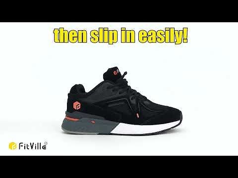FitVille Men’s Wide Walking Shoes Rebound Core V1 | Hands-Free