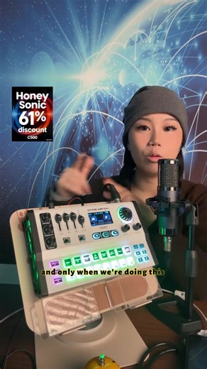 C500 Live Mixer Sound Card: Affordable, Easy to Use, Plug & Play | 1-Click Noise Reduction Reverb, 16 Effects, Dual DSP & 48V Mic Support, Works with Phone/PC, Long Battery Life | Streamers’ Must-Have Audio Tool for Live Streaming & Recording