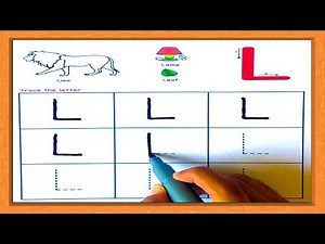 Tracing Letters For Kids | Tracing Letter L | Practice Writing Letter L | Tracing | Preschool Learn