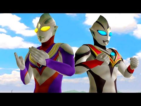 ULTRAMAN TIGA & EVIL TIGA - TAG HD Remaster - ウルトラマン FE3