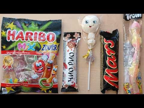 MEGA CANDY ASMR 🍭 Haribo, Mars, Giant Gummy Alligator & Teddy Bear | No Talking