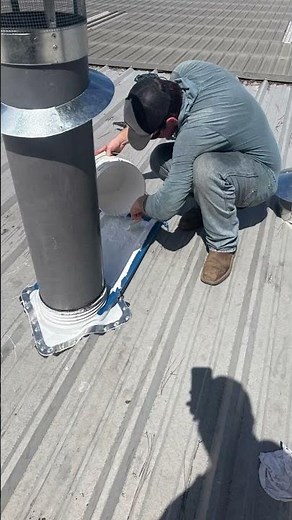 Installing a Metal Roof Boot to Prevent Leaks