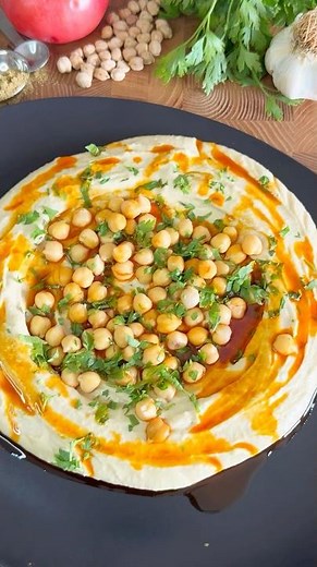 Humus,tarif yorumda,recipe is in commnets🙌🏻
