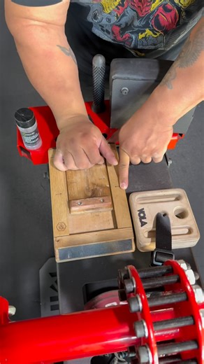 LeRoy THE MACHINE Walker on Instagram: "Grip strength starts with the fingers. A great way to train fingers is to utilize time under tension as well as progressive overload. Use a crimp board or finger board along with a pulley system . @crushclubclimbing @pullheavy @the.vola @chalklessgrip #strengthtraining #armwrestling #gripstrength #gymmotivation #armworkout"