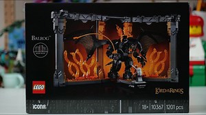 【4k】乐高ICONS 10367 指环王：炎魔书中秘境极速拼装｜深渊之火破壁而出！🔥📚｜作者： AustrianBrickFan