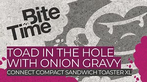Using the ever faithful Connect Compact Sandwich Toaster XL, Simon Bishop creates another mouth watering winter warmer, in the shape of the traditional English dish Toad In The Hole, consisting of sausages in Yorkshire pudding, whats not to love? | RidgeMonkey