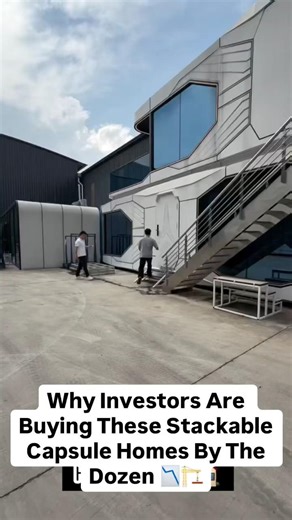 Why Investors Are Buying These Stackable Capsule Homes By The Dozen 📉🏗️
