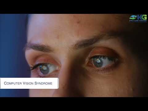 computer vision syndrome/screen #glare effects on eye