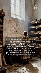 A controversial theory suggests nearly 300 years of our history were faked. #history #medieval #historyfacts #didyouknow | Ancient Blog