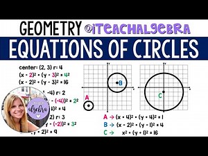 Geometry - Equations of Circles