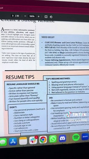 Improve Your Resume and Cover Letter