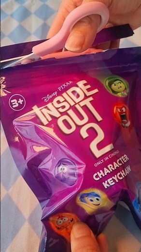 inside out2 keychain Unboxing #롯데시네마 #anxiety #asmr