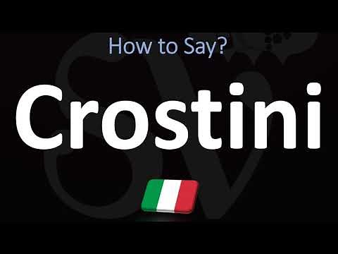 How to Pronounce Crostini? (CORRECTLY) | Italian Food Pronunciation Guide