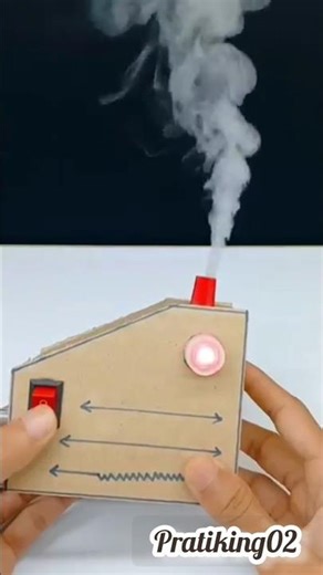 How To make make a mini Fog Gun at home @Pratiking02 #viral#shortsviral #shorts