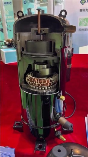 How an AC Compressor Works 🔧❄️ (Simple Breakdown)