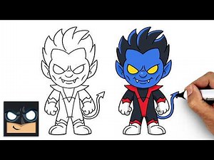 How to Draw Nightcrawler | Avengers Doomsday