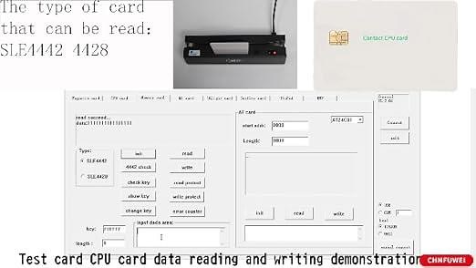 CHNFUWEI YL160 Card Reader Writer Demo video
