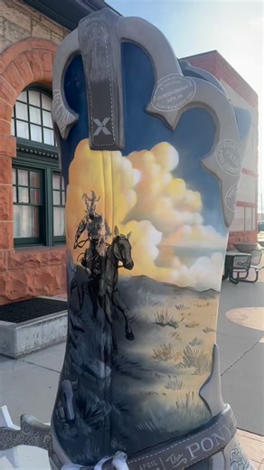 Big boots, and equally big adventures. Three down… so many more to find! #cheyennewyoming #thingstodo #art #local | Visit Cheyenne